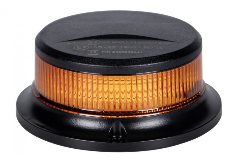 Lampa ostrzegawcza LED błyskowa 3 tryby kogut UFO na magnes KAMAR 1 szt.