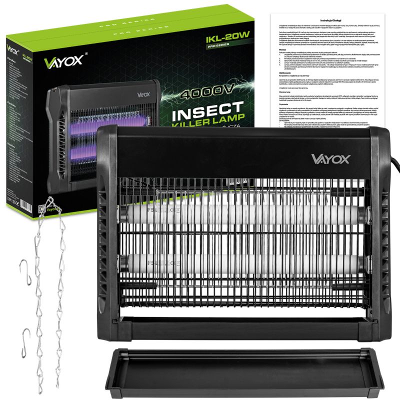 Lampa owadobójcza Vayox IKL-20W UV 4000V 1 szt.