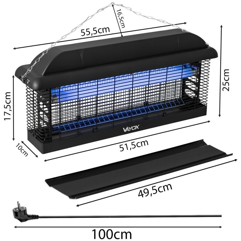 Lampa owadobójcza Vayox IKL-300 UV 30W 2500V 1 szt.