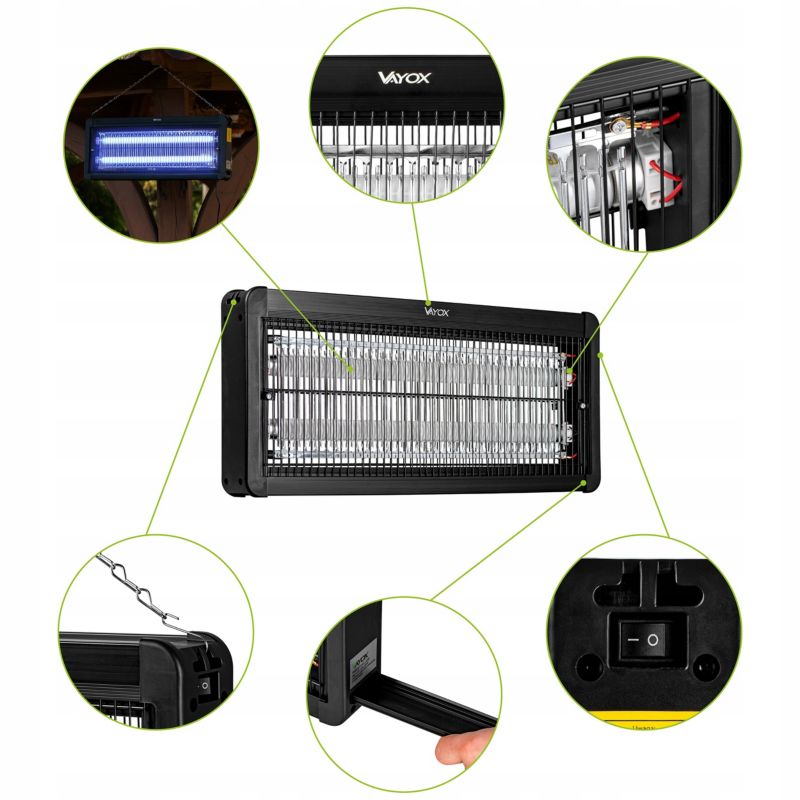 Lampa owadobójcza Vayox IKV-30W UV 4500V 1 szt.