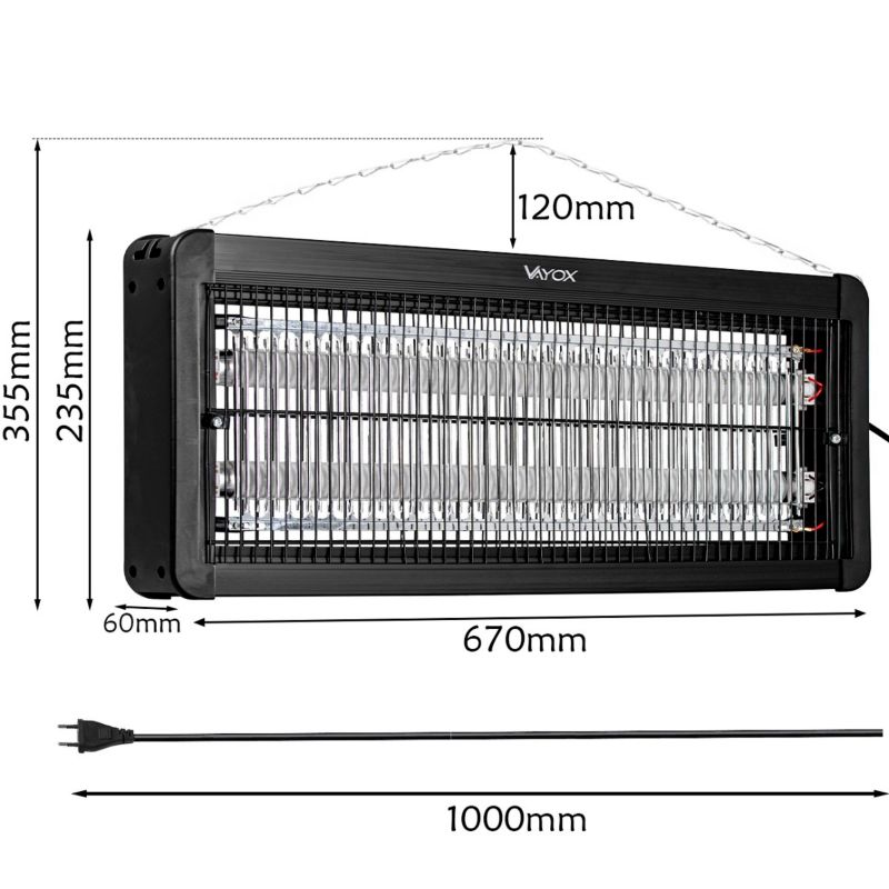 Lampa owadobójcza Vayox IKV-40W UV 4500V 1 szt.
