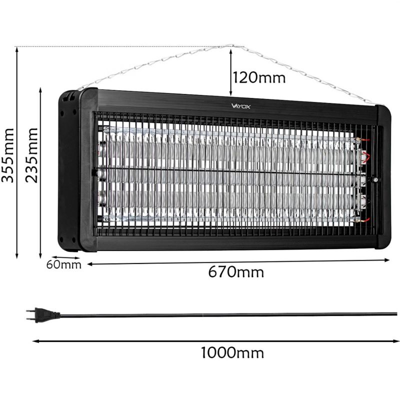 Lampa owadobójcza Vayox IKV-60W UV 4500V 1 szt.