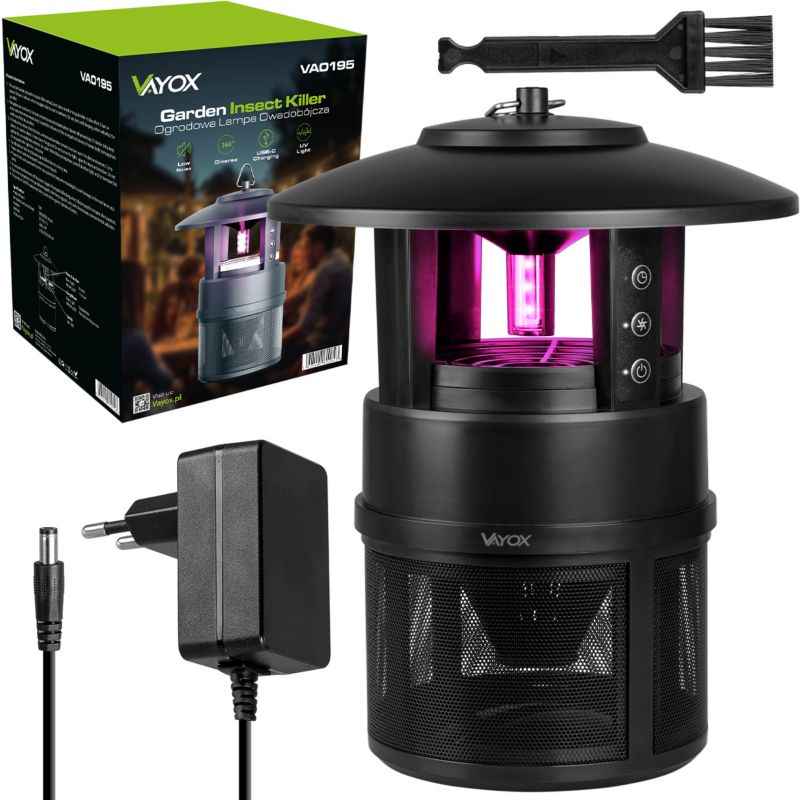 Lampa owadobójcza Vayox VA0195 UV z wentylatorem 1 szt.