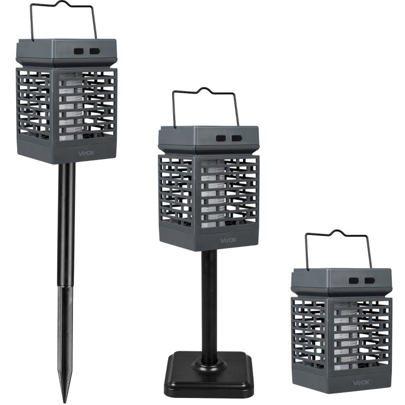 Lampa owadobójcza Vayox VA0335 solarna efekt płomienia UV 800V USB 1 szt.
