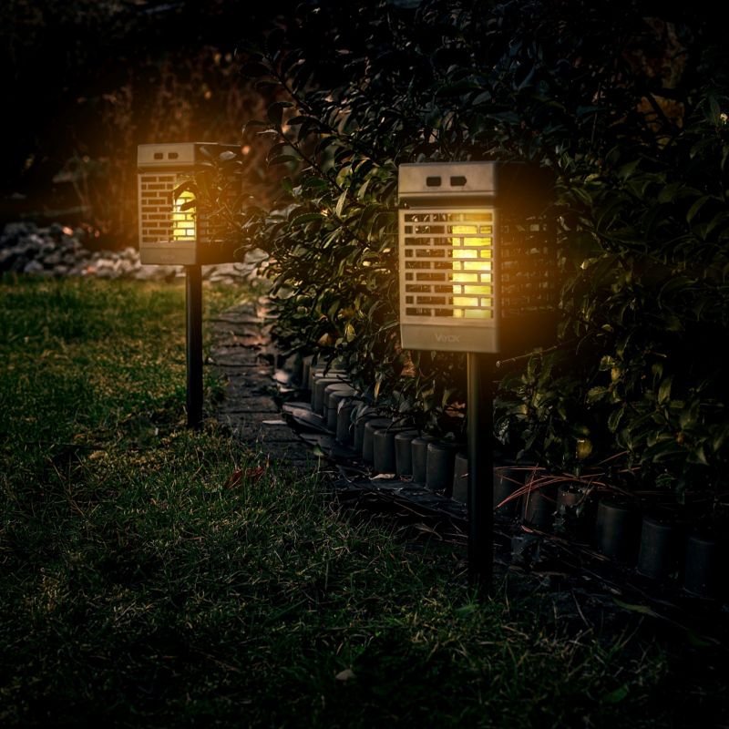 Lampa owadobójcza Vayox VA0335 solarna efekt płomienia UV 800V USB 1 szt.