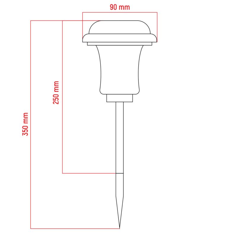 Lampa owadobójcza LumiO wbijana LED IP20