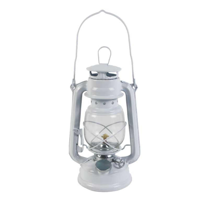 Lampa parafinowa biała 24 cm