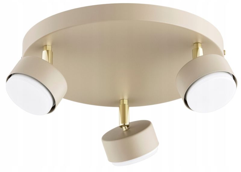 Lampa Plafon Żyrandol Elko-Lighting Mono Ecru 3x GX53 ecru 1 szt
