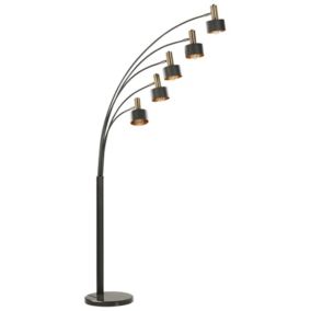 Lampa podłogowa Anbesa Metal Czarny 1 szt.