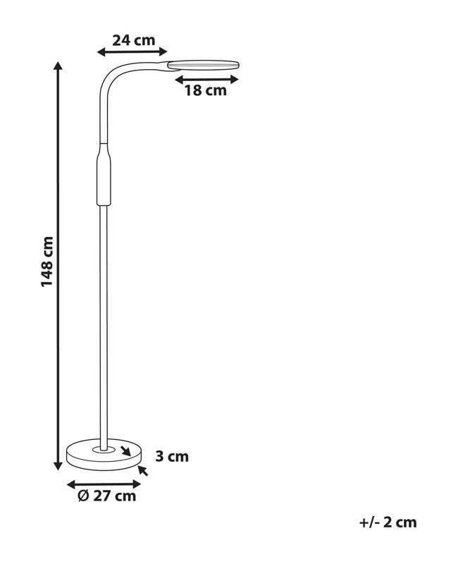 Lampa podłogowa Cassiopeia Biały 1 szt.