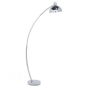 Lampa podłogowa Dintel Metal Srebrny 1 szt.