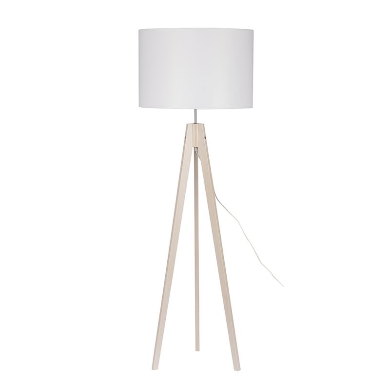 Lampa Podłogowa DOVE TK Lighting Biała 1xE27 h140 cm 1 szt.