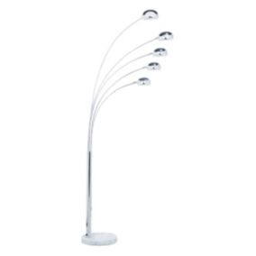 Lampa podłogowa Flinders Metal Srebrny 1 szt.