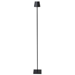 Lampa podłogowa Gavarresa LED Metal Czarny 1 szt.