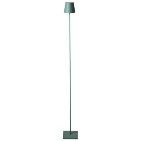 Lampa podłogowa Gavarresa LED Metal Zielony 1 szt.