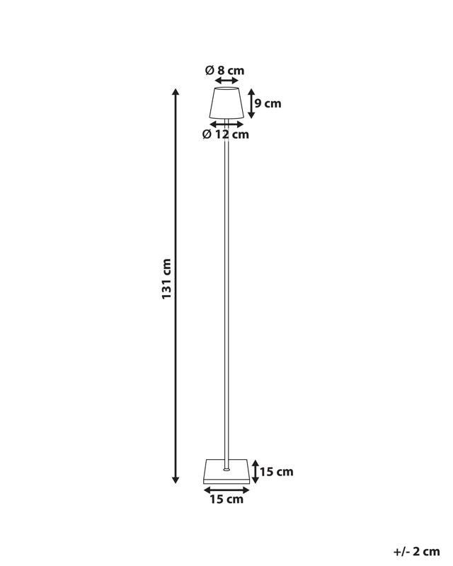 Lampa podłogowa Gavarresa LED Metal Zielony 1 szt.