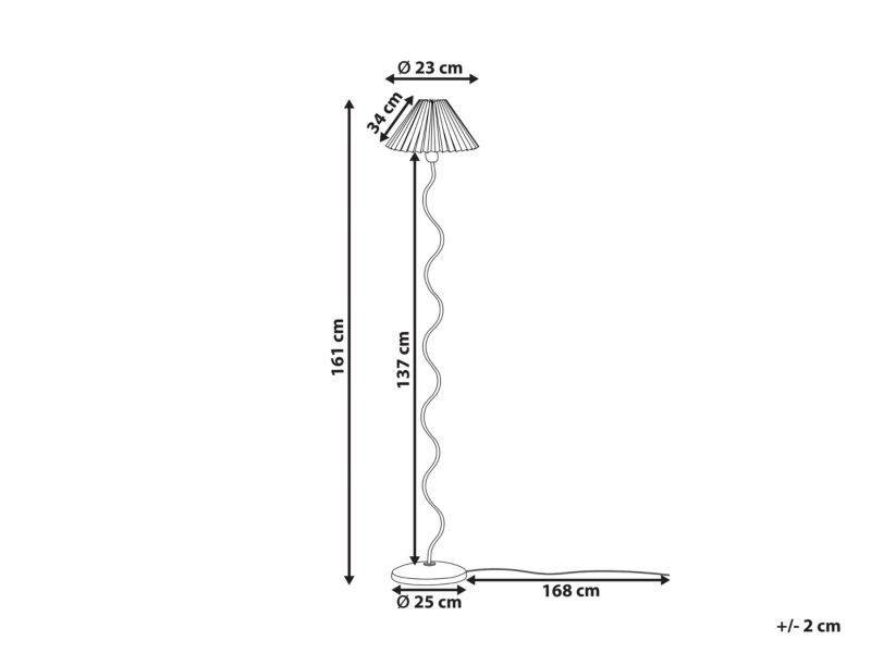 Lampa podłogowa Jikawo Metal Różowy 1 szt.