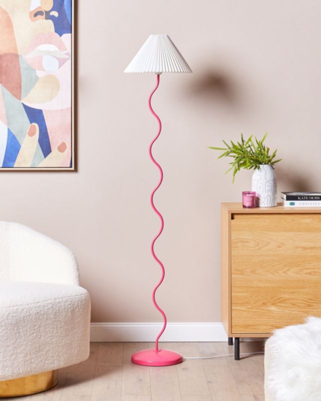 Lampa podłogowa Jikawo Metal Różowy 1 szt.