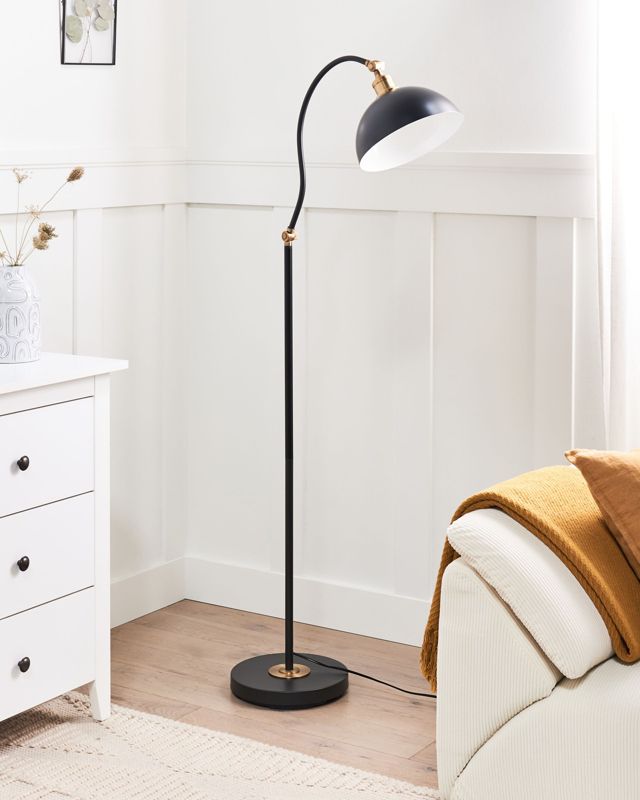 Lampa podłogowa Lennon Metal Czarny 1 szt.