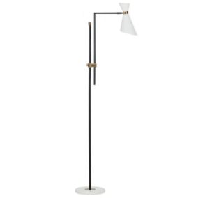 Lampa podłogowa Melawi Metal Biały 1 szt.