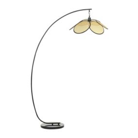 Lampa podłogowa Merrica Metal Czarny 1 szt.