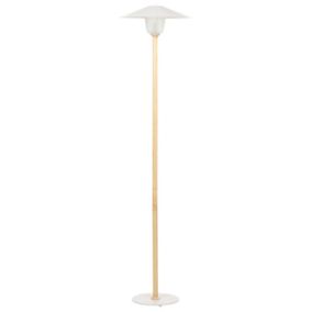 Lampa podłogowa Moppy Drewno Biały 1 szt.