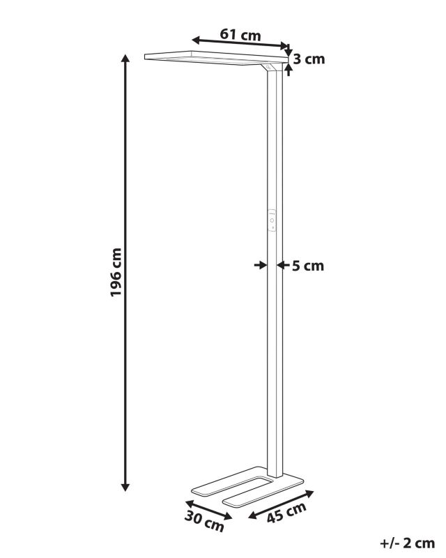 Lampa podłogowa Orion Metal Srebrny 1 szt.