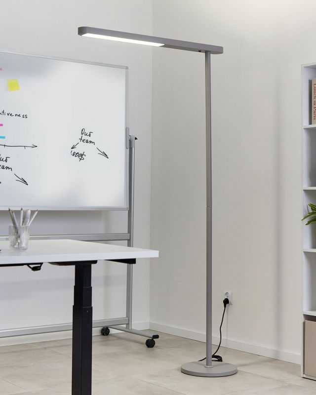 Lampa podłogowa Perseus Metal Srebrny 1 szt.