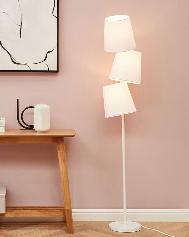 Lampa podłogowa Rio grande Metal Biały 1 szt.