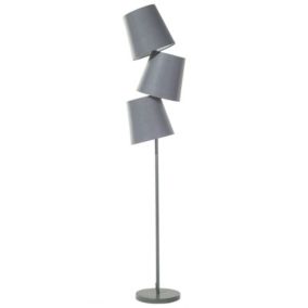 Lampa podłogowa Rio grande Metal Szary 1 szt.