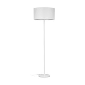 Lampa Podłogowa SPOT Light 1xE27 Max.60W Elegancja Bieli i Szarości, Polski Producent, 1szt.