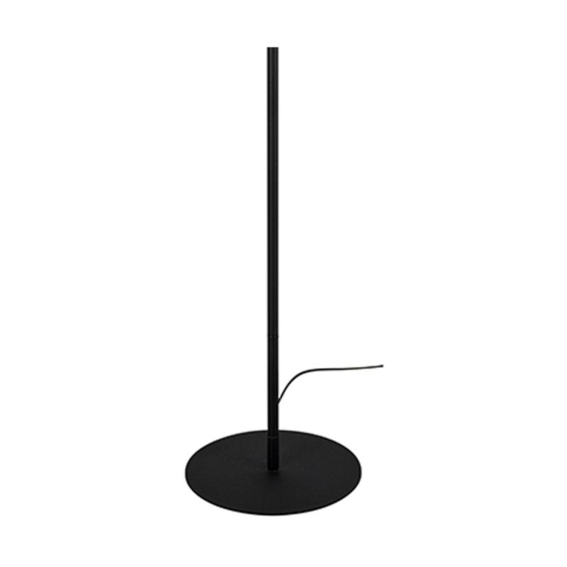 Lampa Podłogowa SPOT Light 1xE27 Max.60W Klasyczna Czarna Podstawa z Białym Abażurem, Polski Producent, 1 szt.