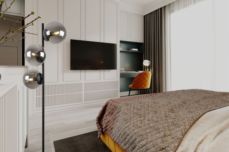Lampa podłogowa stojąca Light Home LH Siena 3x E27 60W czarny klosz grafitowy 1szt.