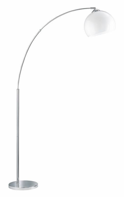 RL Brasilia stříbrno-bílá oblouková stojací lampa 1 x E27 x 20W rozměry: 180 x 30 x 30 cm - 1 ks.