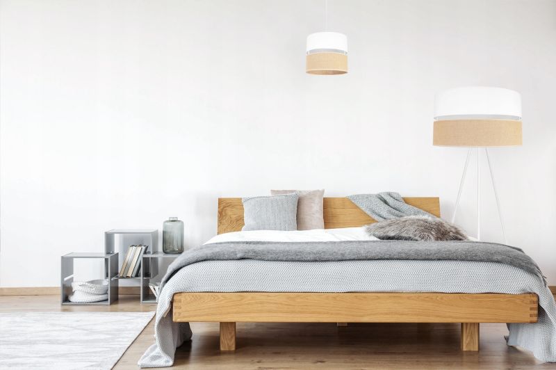 Lampa podłogowa stojąca trójnóg Light Home LH Juta 1x E27 60W 45cm metal biały 1szt.