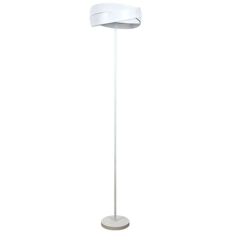 Lampa podłogowa TERRA TK Lighting metalowa biała 1xE27 40x40 cm 1szt.