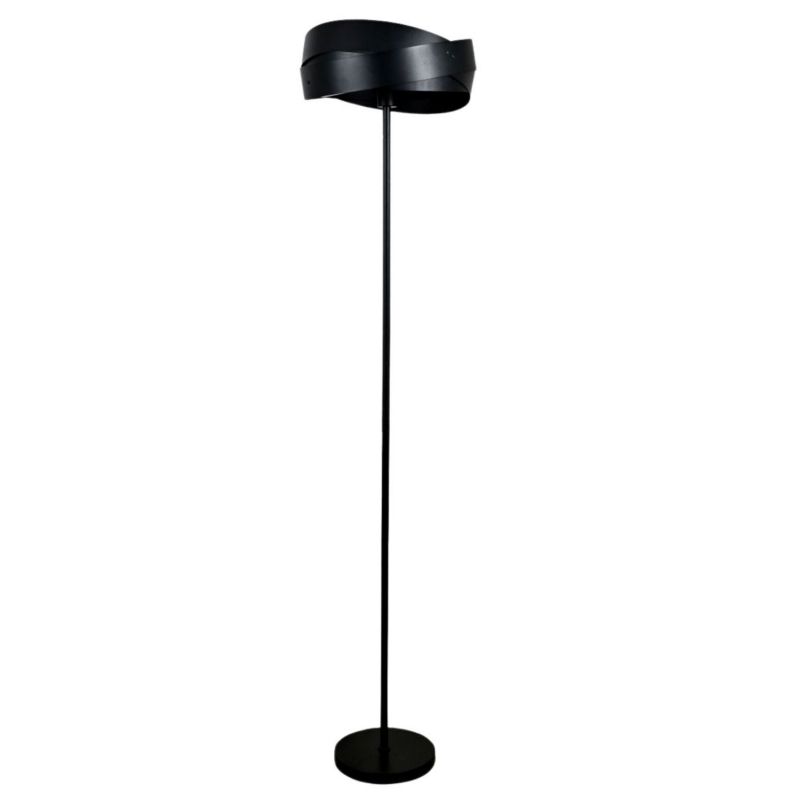 Lampa podłogowa TERRA TK Lighting metalowa czarna 1xE27 h155 cm 1szt.