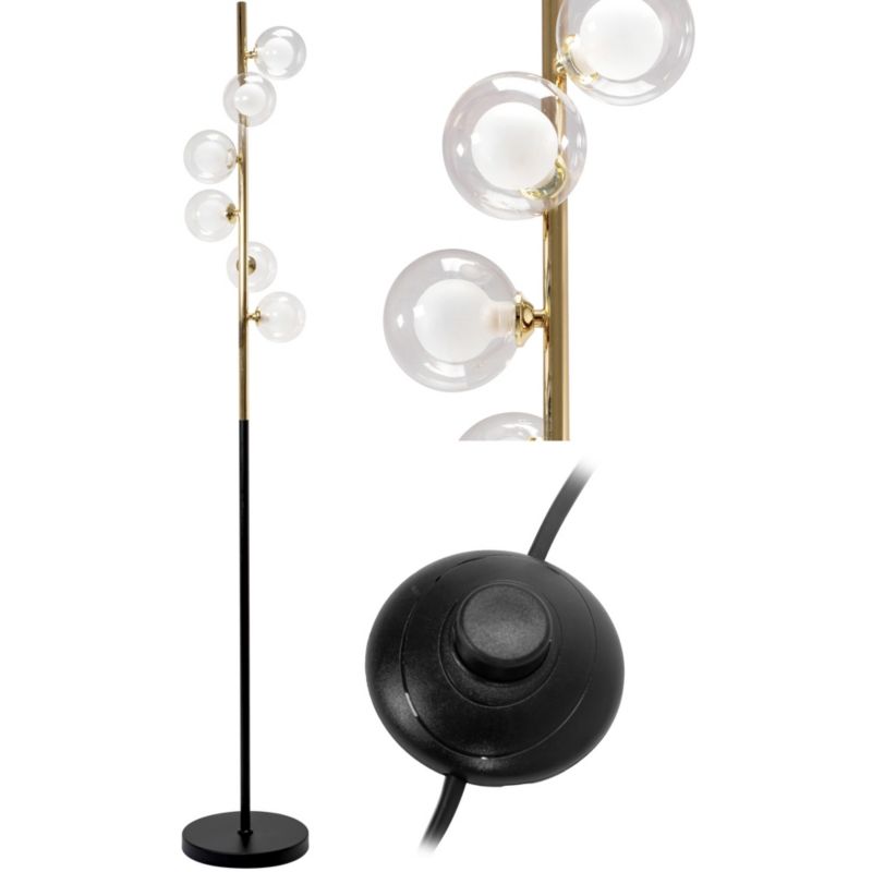 Lampa Podłogowa Toolight App917-6F Czarny
