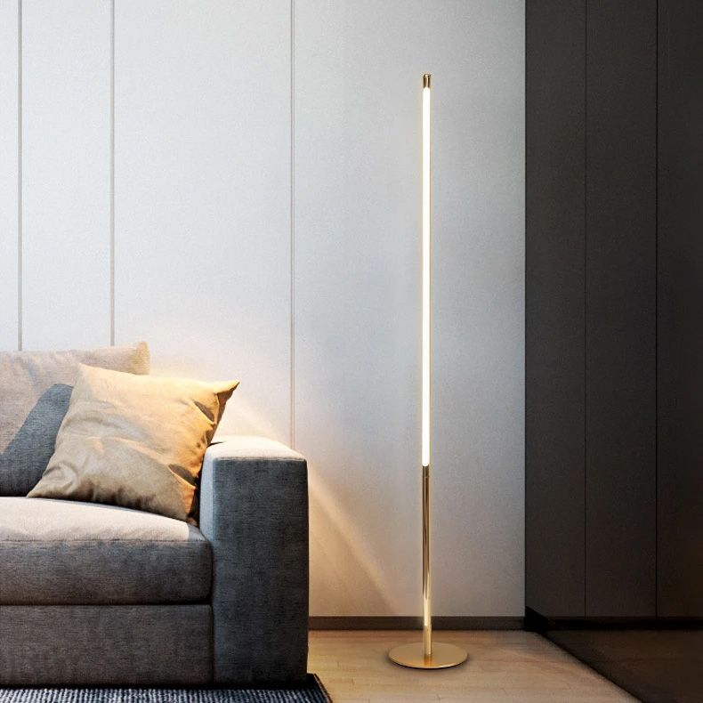 Lampa Podłogowa Toolight Led App1416-F Złoty