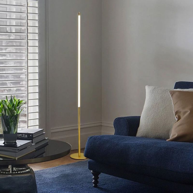 Lampa Podłogowa Toolight Led App1416-F Złoty