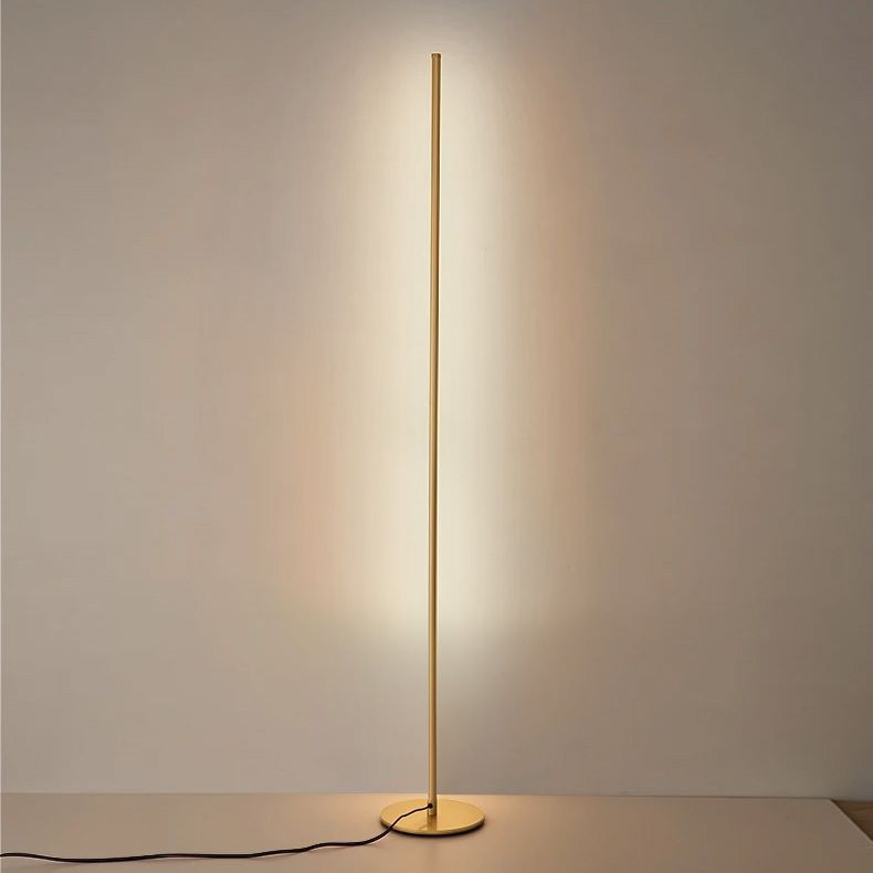Lampa Podłogowa Toolight Led App1416-F Złoty