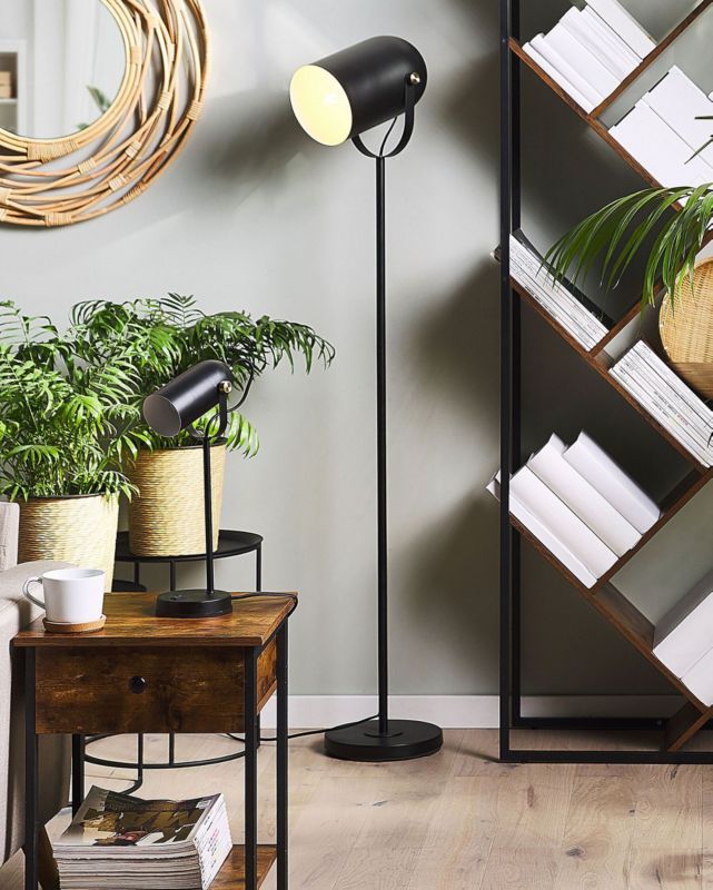 Lampa podłogowa Tyria Metal Czarny 1 szt.