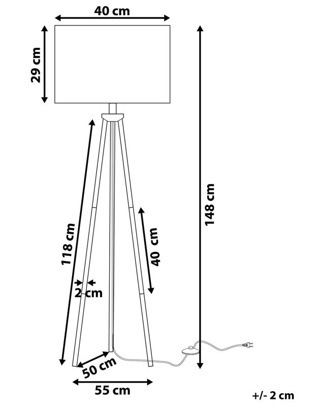 Lampa podłogowa Vistula Metal Srebrny 1 szt.