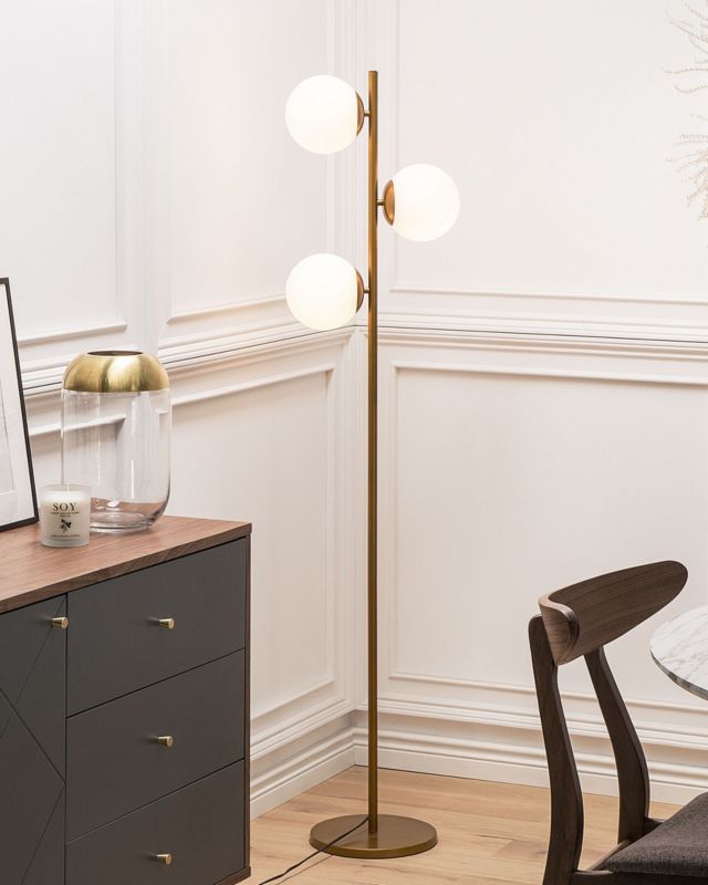 Lampa podłogowa Wadi Metal Złoty 1 szt.