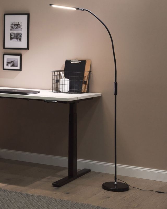 Lampa podłogowa Yantic Czarny 1 szt.