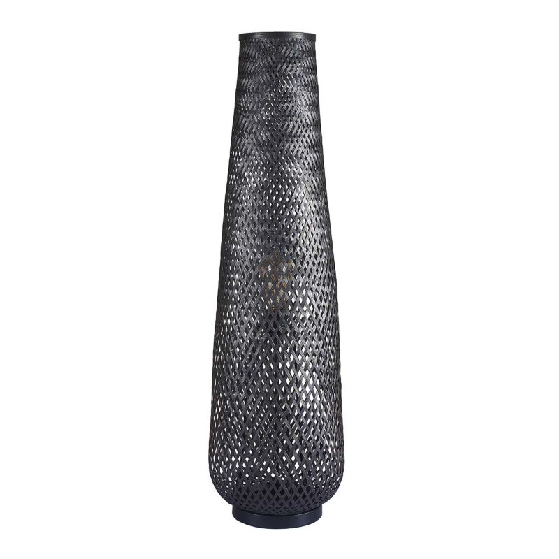 Zanzibar Sanico Goldlux 1xe27 černá stojací lampa v boho stylu IP20 - 330147 1 ks.