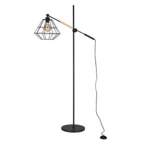 Lampa podłogowa Boogie 1 x 60 W E27 czarna