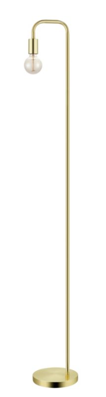 Lampa podłogowa Ghlin 1-punktowa E27 złota