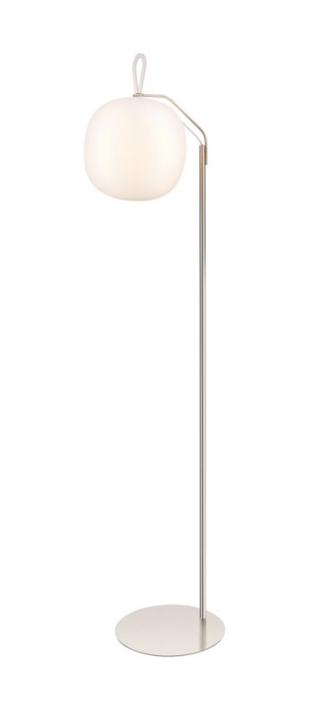 Lampa podłogowa GoodHome Armanty 1-punktowa E27 biała