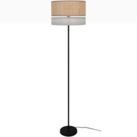 Lampa podłogowa GoodHome Conebill 1 X E27 rattan/lina